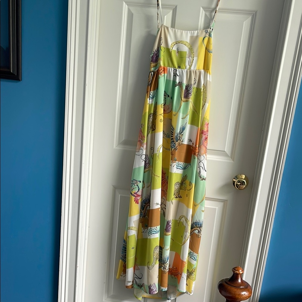 ROMWE Colorful Patterned Maxi Dress